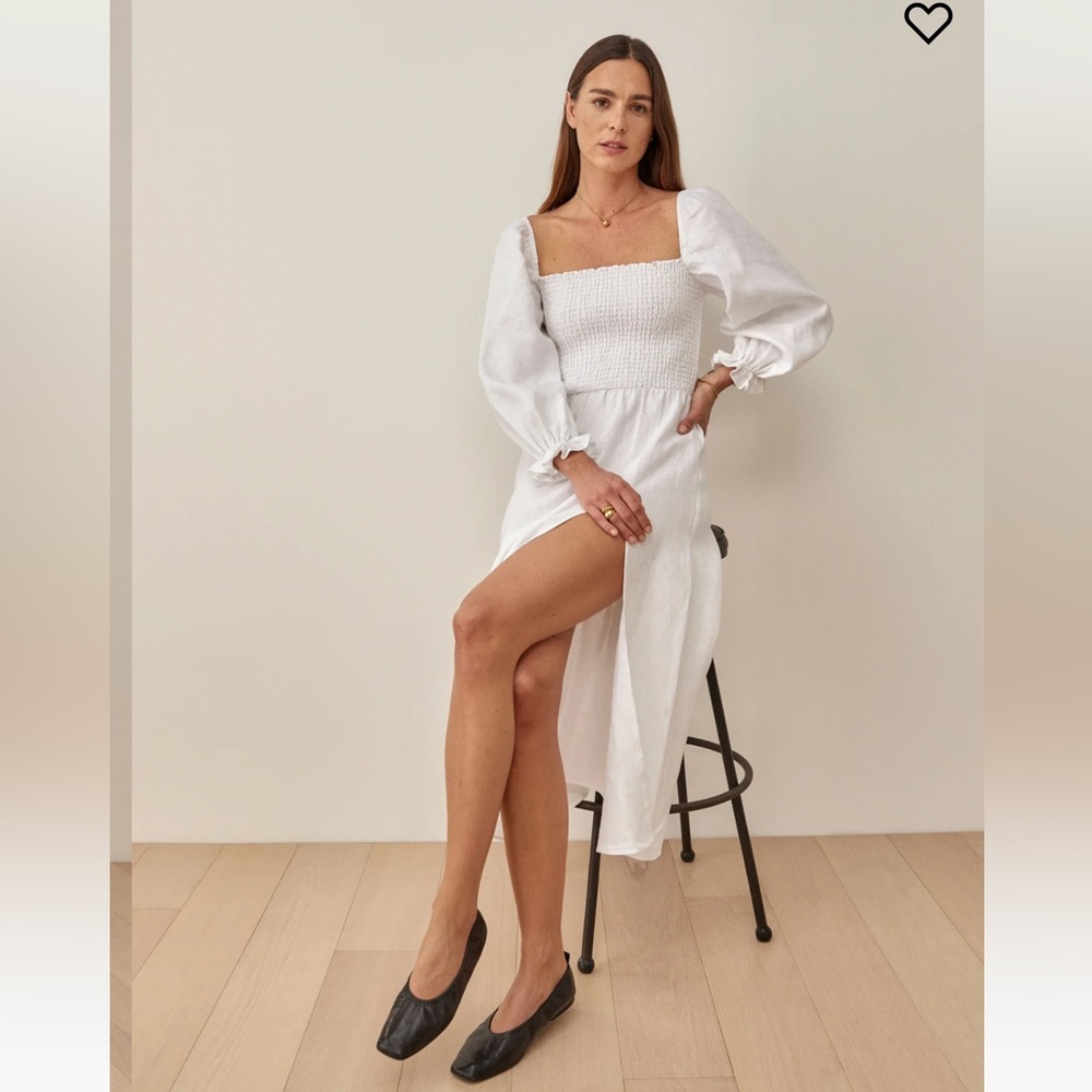 Reformation Gitane Linen Dress